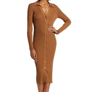 Alice + Olivia Alcina button down sweater dress